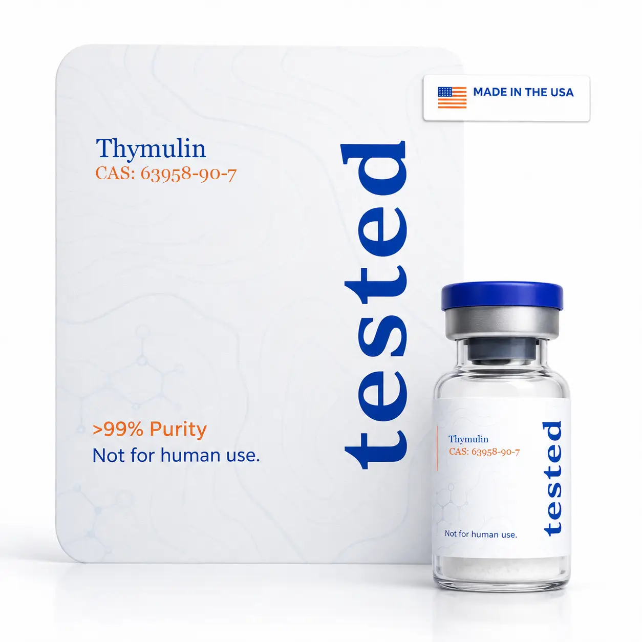 Thymulin / Thymalin research peptide vial - high-purity, COA verified